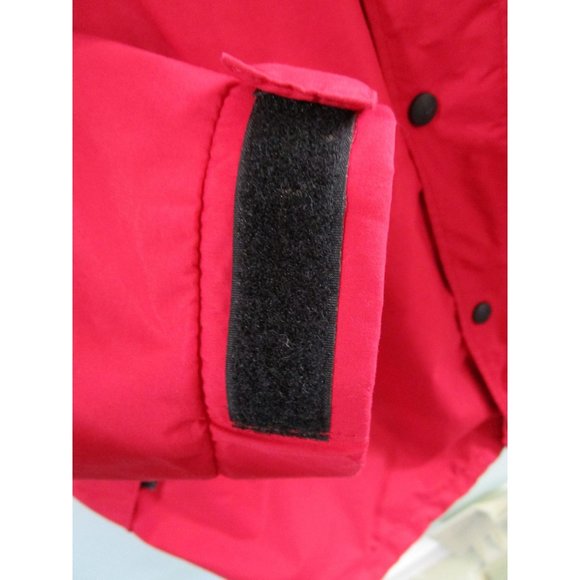 REI Gore Tex Anorak Wind Breaker Mens XL Hood Armpit Vents Red Black GUC - Picture 9 of 16